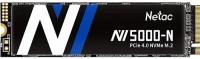 Накопитель Netac SSD NV5000-N 1TB PCIe 4 x4 M.2 2280 NVMe 3D NAND, R/W up to 4800/4600MB/s, TBW 640TB, (NT01NV5000N-1T0-E4X)