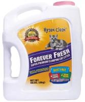Комкующийся кальциевый бентонитовый наполнитель для кошачьего туалета HYSEN CLEAN Forever Fresh SuperPremium, 8кг