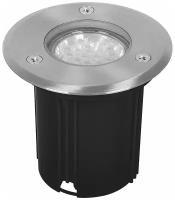 Feron Ландшафтный светильник 3732 11856, G5.3, 7 Вт, цвет арматуры: черный, цвет плафона серебристый