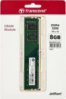 Оперативная память Transcend 8 ГБ DDR4 3200 МГц DIMM CL22 JM3200HLG-8G