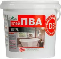 ECOLUX Клей ПВА экстра влагостойкий D3 2,0 кг 4607133681449