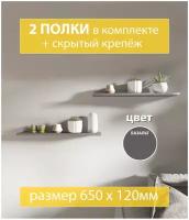 Настенная полка Solar Home, 650х120мм