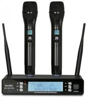 Madmic KM 500 PRO - вокальная радиосистема, 2 радиомикрофона, диапазон UHF, защита от помех