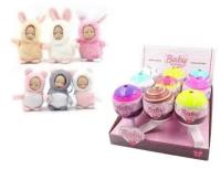 Кукла ABtoys Baby Boutique Пупс-сюрприз в конфетке, разноцветный, 1 шт