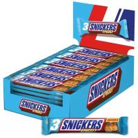 Шоколадный батончик Snickers Crisper Trio, 60 г х 24 шт