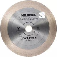 Диск алмазный отрезной 200*25,4 Hilberg Master Сeramic HM505