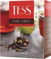 Tess Earl Grey черный чай с цедрой лимона в пакетиках 100 шт