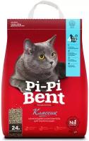 Pi-Pi-Bent Классик наполнитель минеральный комкующийся 24 л