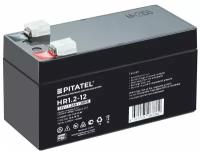Аккумуляторная батарея Pitatel HR1.2-12 для ИБП, детского электромобиля, мотоцикла, опрыскивателя, эхолота, AGM VRLA 12V 1.2Ah