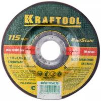 Диск отрезной Kraftool 115x0,75x22.23 мм, по нержавеющей стали для УШМ 36252-115-0.75