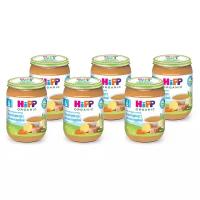 Пюре HiPP Органический овощной крем-суп с кабачком и индейкой, с 6 месяцев