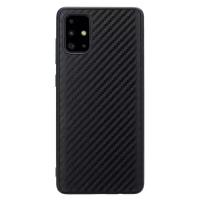 Чехол накладка G-Case Carbon для Samsung Galaxy A71 SM-A715F, черная