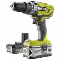 Аккумуляторная ударная дрель-шуруповерт RYOBI R18PD3-242S