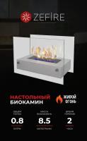 Биокамин Zefire Iceberg 40 см 28 см 25.4 см белый