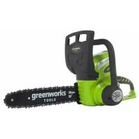 Цепная электрическая пила greenworks G40CS30 6.0Ач х1 коробка