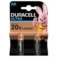 Элемент питания Duracell LR6 ULTRA POWER - блистер 2 штуки