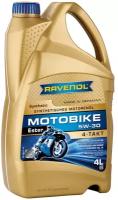 Моторное масло 4-х тактное Ravenol Motobike 4-T Ester 5W-30 4 л