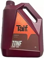 TAIF TONE 5W-40 4л Полусинтетическое моторное масло