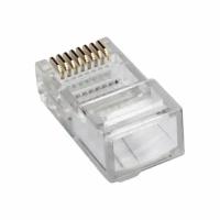 Коннектор RJ-45 8P8C 5е CAT EC-UP8P8C-5E-003-TR-100 (100 шт)