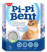 Наполнитель Pi-Pi-Bent DeLuxe Clean Cotton комкующийся для кошек 5кг