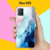 Силиконовый чехол на Vivo V21 Акварель / для Виво Ви 21