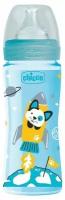 CHICCO Бутылочка Chicco Well-Being Boy 2мес.+, сил. соска средн. поток, PP,250 мл