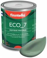 Краска ECO_7 FINNTELLA, NAAMIOINTI зеленый хаки, Объём: 0,9л