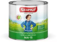 Краска масляная МА-15 Казачка, глянцевая, 1,9 кг, бирюзовая