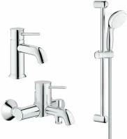 Комплект смесителей для ванны Grohe Bau Classic, хром