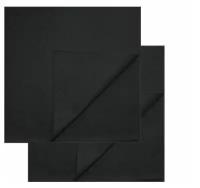Бандана однотонная, цвет черный 55 х 55 см (Набор 2 шт.)