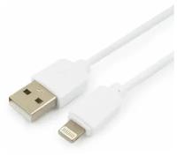 Кабель GCC-USB2-AP2-0.3M-W, Lightning - USB, 0.3м, зарядка+передача данных, белый, 2 шт