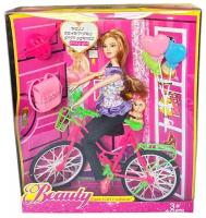 Кукла Барби с велосипедом и аксессуарами А8-58