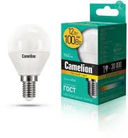 Эл. лампа светодиодная шар LED12-G45/830/E14 (12W=100Вт 960Lm) Camelion