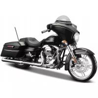 Мотоцикл Maisto Harley Davidson Street Glide (32328) 1:12, 20 см, черный