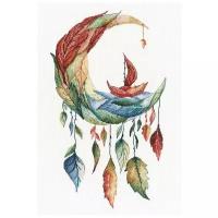 Овен Набор для вышивания Осенние сны (1357), разноцветный, 34 х 20 см
