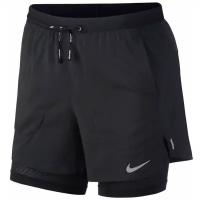 Шорты мужские Nike Flex Stride 2in1 BLACK/BLACK/REFLECTIVE SILV (Размер: 2XL)