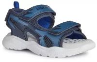 туфли летние открытые GEOX для мальчиков J SANDAL SPLUSH BOY цвет синий/голубой, размер 29