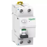 IID 2П 25A 10mA A Блок утечки тока (УЗО) 2- полюс. 25A 10mA, тип А Schneider Electric, A9R20225