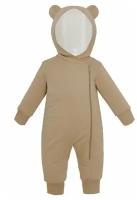 Комбинезон детский утепленный OLANT BABY, +10°C+20°C, Beige Teddy, 74-80 см