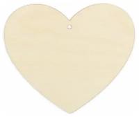 Заготовка для декорирования Mr. Carving Сердце, фанера, 13х11х0,3 см, 3 шт (ВД-714)