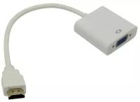 Адаптер HDMI M (выход) - VGA F (вход), однонаправленный, 20 см, KS-is