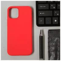 Чехлы Luazon Home Чехол LuazON для телефона iPhone 12 mini, Soft-touch силикон, красный