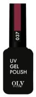 Olystyle гель-лак для ногтей UV Gel Polish, 10 мл, 42 г, 037 темно-малиновый