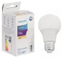 Лампа светодиодная Philips Ecohome Bulb 830, E27, 9 Вт, 3000 К, 680 Лм, груша