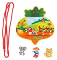 Шнуровка Woodlandtoys Репка 16*14,5*2 см