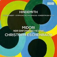 Компакт-диск Warner Midori Goto / Christoph Eschenbach – Hindemith: Violinkonzert, Symphonic Metamorphosis & Konzertmusik, Op. 50