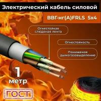 Провод электрический огнестойкий/кабель ГОСТ 31996-2012 ВВГнг(А)-FRLS 5х4 - 1 м