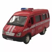 Модель автомобиля ГАЗ-2917 (Пожарная охрана) 2000-2010 гг, WELLY, Китай