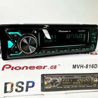 Процессорная автомагнитола 1 DIN с блютуз / DSP / 40 настроек эквалайзера / Bluetooth / Aux / Usb / Управление с приложения