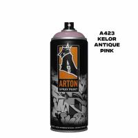 Аэрозольная краска для граффити и дизайна Arton A423 Kelor Antique Pink 520 мл (античный розовый)